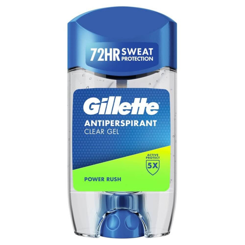 Gillette Power Rush Гел дезодорант против изпотяване за мъже 70 мл