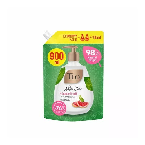 Teo Nature Elixir Течен сапун грейпфрут и лимонова трева  900 мл