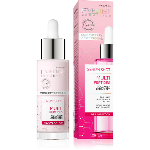 Eveline Serum Shot Серум с мултипептиди за лице, шия и деколте 30 мл