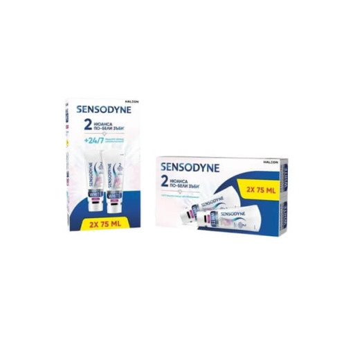 Sensodyne Clinical Repair Паста за зъби избелваща 2 х 75 мл Комплект