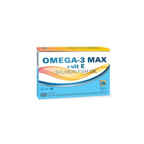 Omega-3 Max + Vit E За сърдечно-съдовата и нервна система х 60 капсули Magnalabs