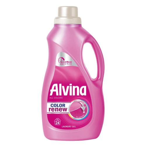 Alvina Color Перилен препарат за цветни тъкани - розов 1080 мл