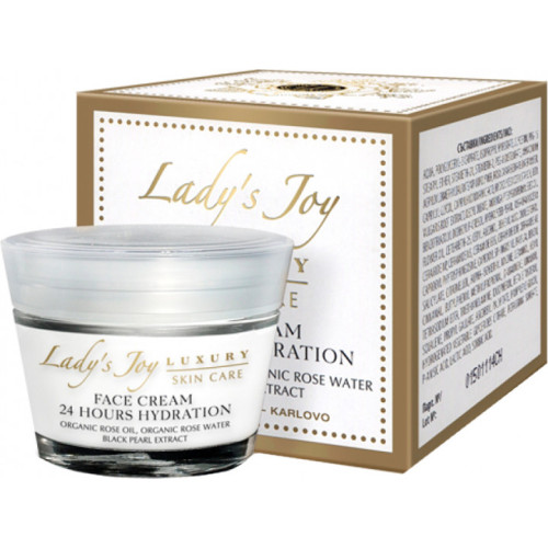 Lady's Joy Luxury Крем за лице 24 часа хидратация 50 мл Българска роза