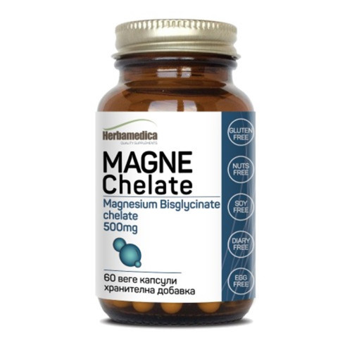Magne Chelate Магнезий 500 мг x 60 капсули