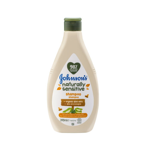 Johnson's baby naturally sensitive шампоан 395 мл