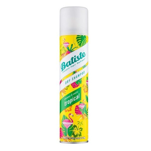Batiste Tropical Сух шампоан за всеки тип коса с тропически аромат 200 мл
