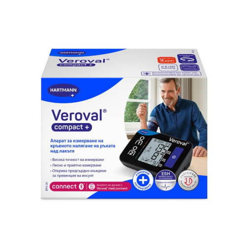 Електронен апарат за измерване на кръвно налягане Hartmann Veroval compact