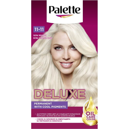 Palette Deluxe 11-11 Ultra Titanium Боя за коса Титаниево русо