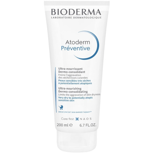 Bioderma Atoderm Preventive Крем за суха кожа при новородени 200 мл