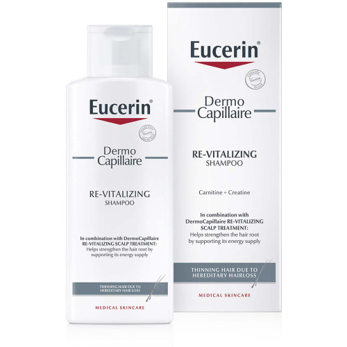 Eucerin DermoCapillaire Ревитализиращ шампоан против косопад 250 мл