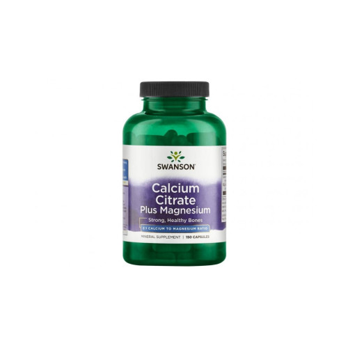 Swanson Calcium Citrate + Magnesium Калциeв цитрат + Магнезий х150 капсули