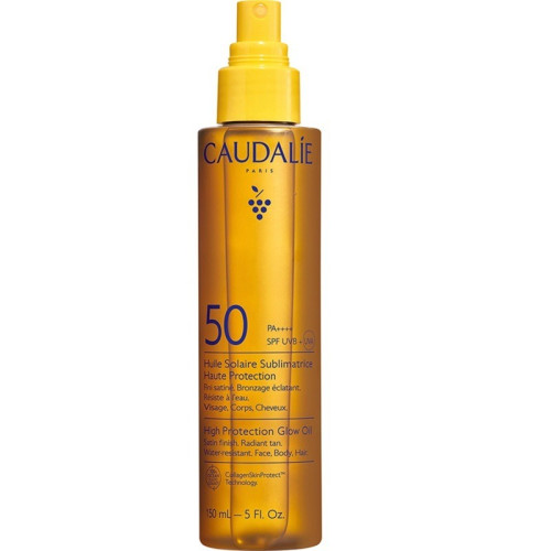 Caudalie Vinosun Озаряващо Слънцезащитно олио SPF50 150 мл