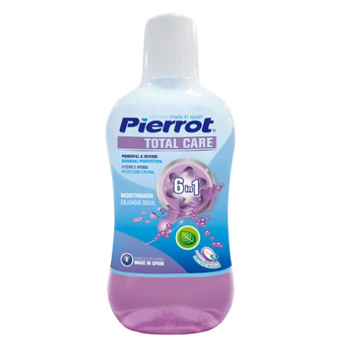 Pierrot Вода за уста Total Care 6 in 1 без алкохол 500 мл