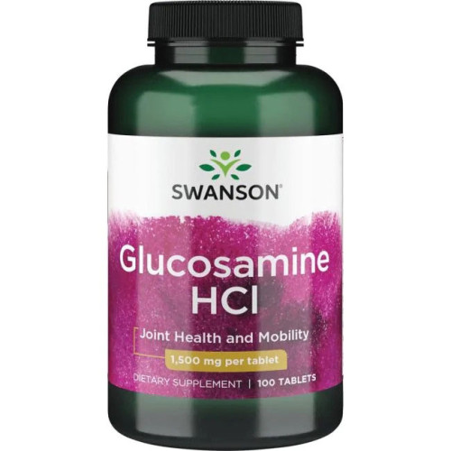 Swanson Glucosamine HCl Глюкозамин 1500 мг х 100 таблетки