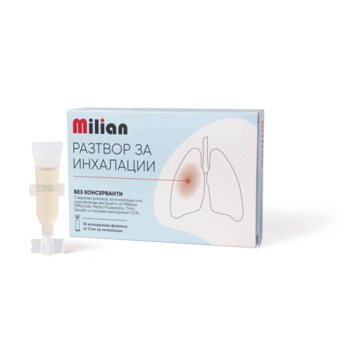 Milian Разтвор за инхалации 3 мл х 10 бр CapeyPharma