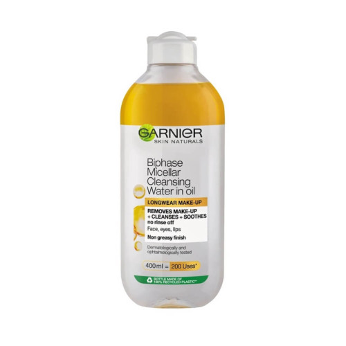 Garnier Skin Naturals Двуфазна мицеларна вода с масла 400 мл