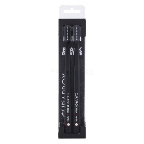 Curaprox Black is White Четка за зъби x2 бр