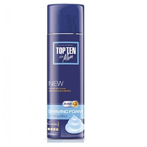 Top Ten for Men Extra Active Пяна за бръснене за мъже 250 мл
