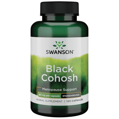 Swanson Black Cohosh Черен кохош 40 мг х 120 капсули