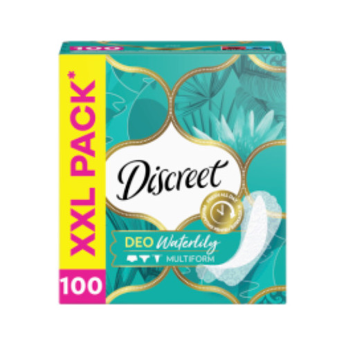 Discreet Deo Waterlily Ежедневни дамски превръзки водна лилия х 100 бр