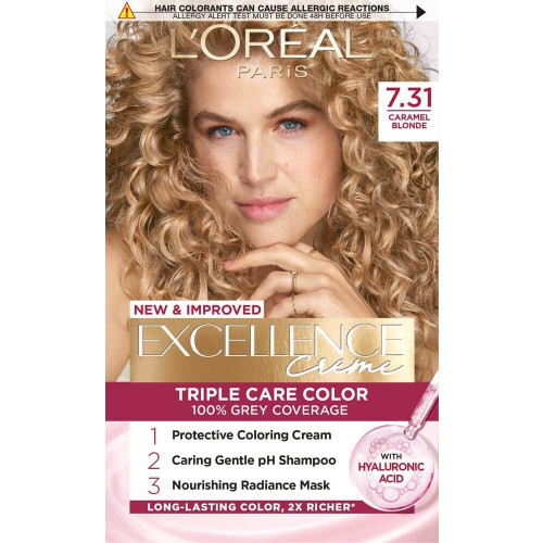 L’Oreal Excellence Creme Боя за коса 7.31 Natural Dark Caramel Blonde