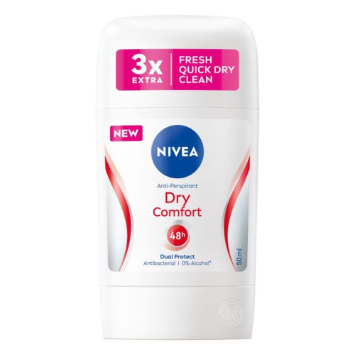 Nivea Dry Comfort Дезодорант стик против изпотяване за жени 50 мл