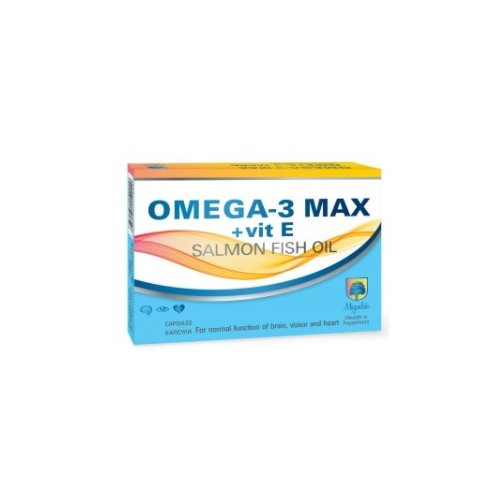 Omega-3 Max + Vit E За сърдечно-съдовата и нервна система х 30 капсули Magnalabs