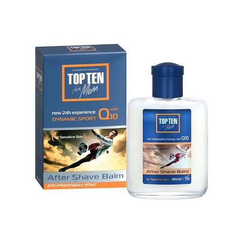 Top Ten for Men Dynamic Sport Балсам за след бръснене за мъже с Q10 100 мл