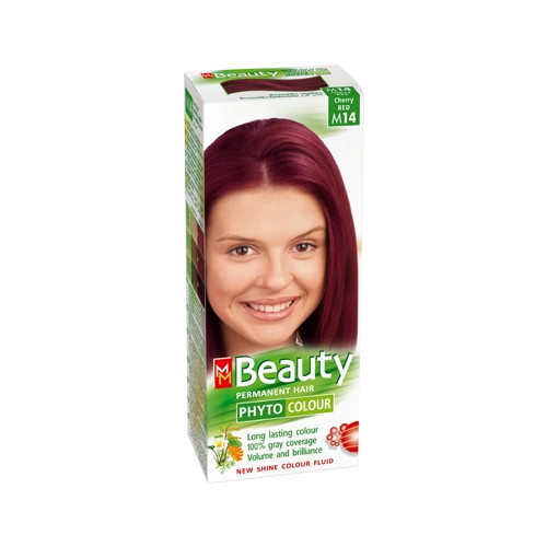MM Beauty Phyto Colour Трайна фито боя за коса, М14 Вишнево червен