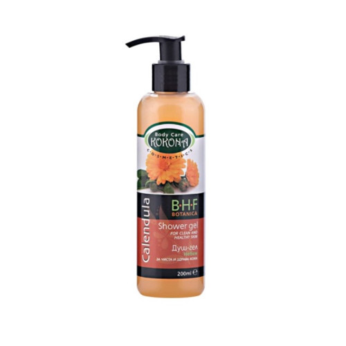 Kokona Body Care B.H.F. Botanica Душ гел за чиста и здрава кожа с невен 200 мл