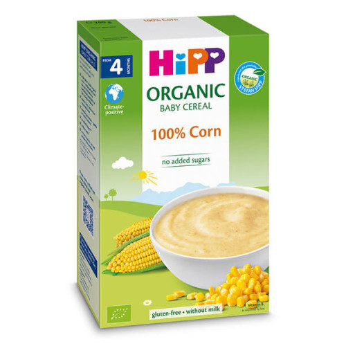 Hipp Био безмлечна инстантна каша 100% царевица 4М+ 200 г
