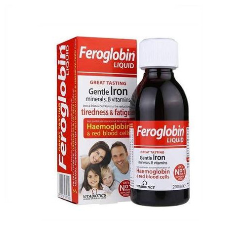 Feroglobin B12 Liquid Сироп с желязо 200 мл Vitabiotics
