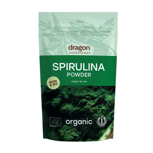 Био Спирулина на прах 200 гр Dragon Superfoods