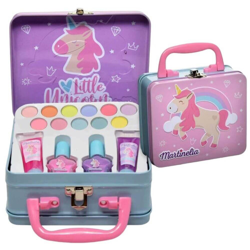 Martinelia Little Unicorn Комплект козметика в метално куфарче с 15 части