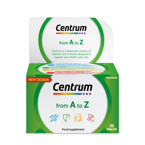 Centrum A-Z Витамини и минерали за възрастни х 30 таблетки Pfizer