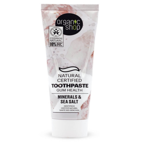 Organic Shop Healthy Gums Toothpaste Minerals and Sea Salt Паста за зъби с минерали и морска сол 100 мл