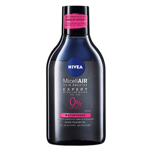 Nivea Micellair Expert Двуфазна мицеларна вода за отстраняване на водоустойчив грим 400 мл