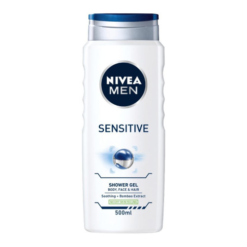 Nivea Men Sensitive Душ-гел за мъже с чувствителна кожа 500 мл