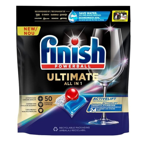 Finish Ultimate All in 1 Капсули за съдомиялна машина х 50 броя