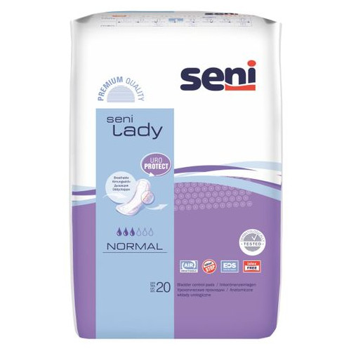 Seni Lady Comfort Normal Урологични подложки за жени 3 капки х 20 бр