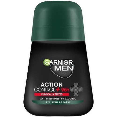 Garnier Men Mineral Action Control+ 96h Рол-он дезодорант против изпотяване за мъже 50 мл