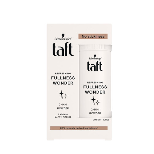 Taft Fullness Wonder 2-IN-1 Пудра за коса за обем и свежест 10 гр