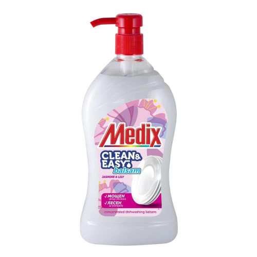 Medix Clean & Easy Препарат за съдове с помпа Жасмин и Лилия 800 мл
