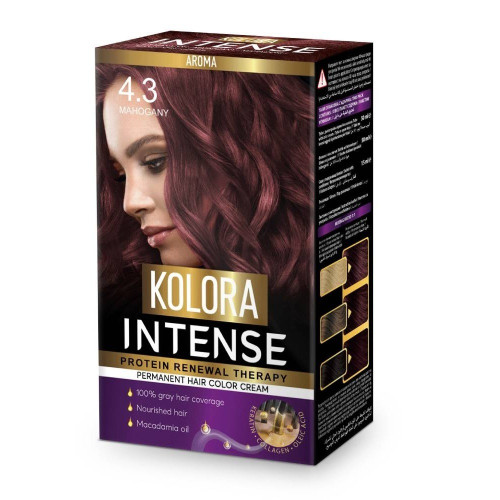 Kolora Intense Крем-боя за коса 4.3 Махагон 50 мл