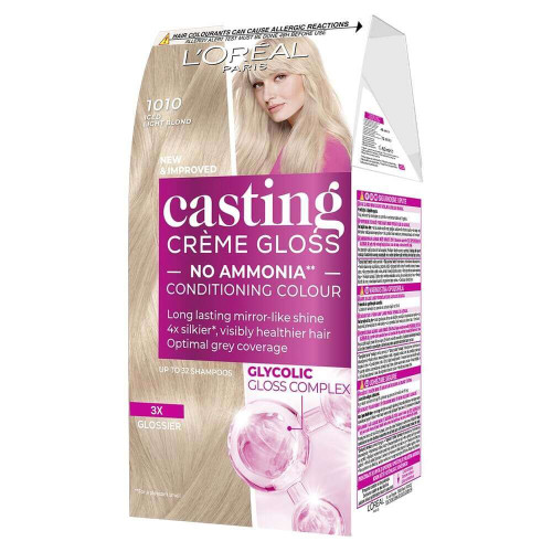 L’Oreal Casting Creme Gloss Боя за коса без амоняк 1010 Light Iced Blonde