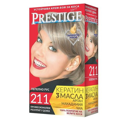 Престиж Крем боя за коса 211 Перлено рус