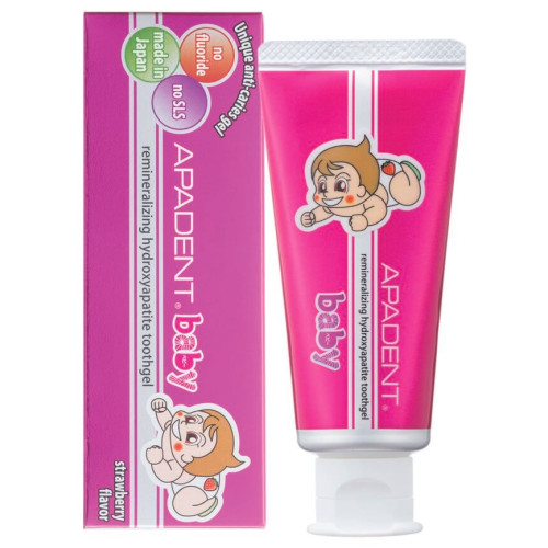  APADENT Baby Care Реминерализиращ гел за зъби за деца от 0-3 години 55 г