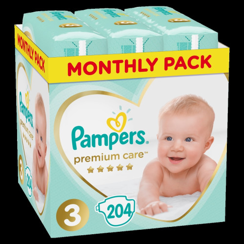 Пелени - гащички Pampers Premium Care Pants Размер 3 144 бр