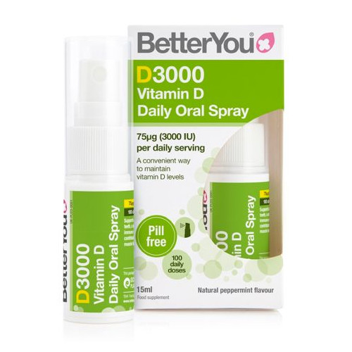 BetterYou D3000 Витамин D3 3000IU Орален спрей 15 мл