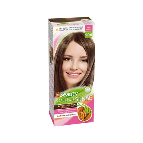 MM Beauty Colour Sense Трайна фито боя за коса без амоняк, S06 Крем лешник